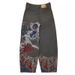 Men's Y2K Baggy Jeans – Harajuku Bat Embroidery, Relaxed Fit, Streetwear Denim (S-XXXL, Hip-Hop Essential, Mid-Rise)_mkmklike.com