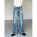 Nordmann Men's Jeans New European American Style Loose Straight Casual Spring And Autumn Trendy Brand Retro Slimming Long_mkmklike.com