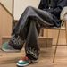 Jeans Men's Spring And Autumn Retro Old Trendy Brand Ins Straight Loose Casual High Street Vibe Wide Leg Dad Pants_mkmklike.com