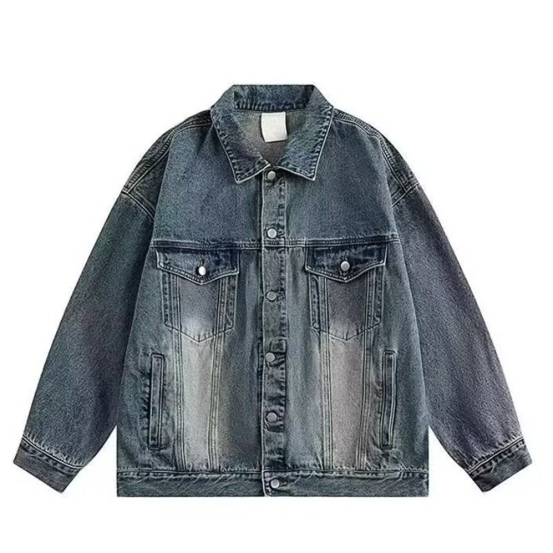 Cleanfit Blue Denim Men, With A High-End Stylish Feel, Suitable For Spring And Autumn. American Heavy Industry Washed_mkmklike.com