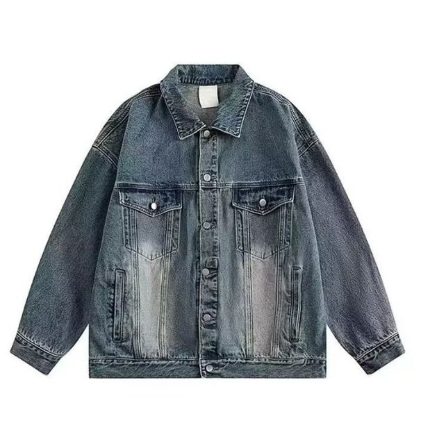 Cleanfit Blue Denim Men, With A High-End Stylish Feel, Suitable For Spring And Autumn. American Heavy Industry Washed_mkmklike.com