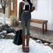 Direct From The Manufacturer, Fleece-lined, Thickened, Slim-fit, Cement Gray Skinny Jeans For Women, New Slimming And_mkmklike.com