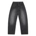 High Street Six Pocket Curved Knife Nostalgic Patchwork Jeans Men's Straight Leg Loose Pants Semi Elastic Button Style_mkmklike.com