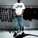 Men's Retro Letter Print Denim Shorts Mid-Length Casual Streetwear Five-Pocket Pants Summer Fashion European American Style_mkmklike.com