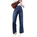 Women's Clothing Slim High Waist Non Elastic Jeans_mkmklike.com
