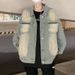 Loom Retro Washed Vintage Design Denim For Men Women, Autumn Winter Trendy Brand, Niche European And American High Street_mkmklike.com