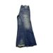 Men's Retro Distressed Denim Jeans Vintage Streetwear Baggy Straight Flared Workwear Style Blue Pants_mkmklike.com
