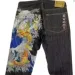 Japanese Fashion Karakuri Floating World Carpet Cherry Blossom Print Mens Jeans Loose Fit Straight Leg Pants 240927_mkmklike.com