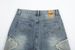 Summer Creative Five-pointed Star Splicing Denim Medium Pants High Street Loose Straight Men's And Women's Shorts Tide_mkmklike.com