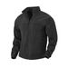 European And American Men's Polar Fleece Spring Autumn Winter Outdoor Zipper Stand Collar Jacket Top_mkmklike.com