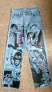 "Women's Slimming Washed Denim Jeans With Floral Embroidery – High Waist Stretch Skinny Pants For Casual & Date Night"_mkmklike.com