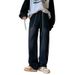 Men's Clothing Trendy High Street Style Jeans For Men And Women Hong Kong Style Simple Cool And Stylish Long Pants For All_mkmklike.com