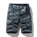 Men's Clothing Men's Summer New Camouflage Street Outdoor Workwear Shorts Elastic_mkmklike.com