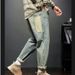 Japanese Workwear Jeans For Men – Straight Loose Fit, Retro Denim Pants With Rugged Style_mkmklike.com