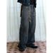 Unisex High Street Distressed Jeans Loose Straight Leg Trousers Dirty Wasteland Style Chinese Streetwear Brand Couple's Clothing_mkmklike.com