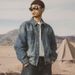 Spring And Autumn American Retro High-End For Men High Street Ins Trend Loose Casual Men's Denim Jacket_mkmklike.com