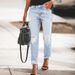 Women's Clothing Women's Ripped Non Elastic Retro Fashion Denim Trousers Women_mkmklike.com