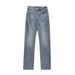 American Style Washed Denim Straight-Leg Men Ins Trendy Brand High Street Loose Casual Dad Pants_mkmklike.com