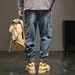Men's Vintage Washed Cargo Pants – Retro Workwear Denim Joggers With Multi-Pockets (Sizes M-XXXL) Streetwear Utility Pants_mkmklike.com