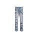 Distressed Patchwork Jeans For Men & Women – Vintage Washed High-Waisted Straight Leg Denim Pants (S-XXXL, Light Blue)_mkmklike.com