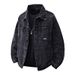 Men's Clothing Denim Men's Jacket Spring And Autumn New Style Lapel Embroidered Cardigan American Retro Autumn Thick Men's Coat_mkmklike.com