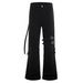 American Retro Hot Girl Black Wide Leg Flared Jeans Loose Straight Leg Flared Pants New Spring Summer Style Men's Clothing Denim_mkmklike.com
