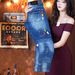 HME Men's Slim Straight Leg Jeans Ripped Print Casual Fashion High Street Trendy European American Cross Border Exclusive Supply_mkmklike.com