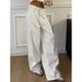 "Relaxed Fit Women's Jeans – High Waist Wide Leg Trousers With Vintage Wash (Breathable Cotton, Non-Restrictive, All-Day Comfort)"_mkmklike.com