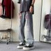 American Hiphop Ripped Jeans Men's Spring And Autumn Tide Brand Ruffian Handsome Vibe Style High Street Loose Straight Long Pants_mkmklike.com