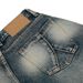 Men's Clothing Trendy Punk Tie Dyed Denim Shorts For Men Vibe Gradient Washed And Worn Wide Leg Loose Straight Shorts_mkmklike.com