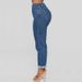 Women's Clothing New Jeans Loose High Waist Nine Points Straight Pants_mkmklike.com