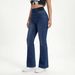 Cross-border Foreign Trade Women's Flared Knit Jeans, Comfortable Highly Elastic With Pockets, European And American_mkmklike.com