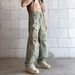 American Retro Street Vibe Pants High Street Tide Brand Yellow Mud Dyed Washed Ripped Jeans Men's Wide-leg Trousers_mkmklike.com