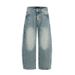 2025 New American Style Side Pleated Design Jeans For Men And Women Loose Casual Washed Wide-Leg Pants_mkmklike.com