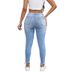 Women's Clothing Fashion Street Shooting High Waist Skinny Blue Jeans For Women_mkmklike.com