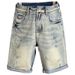 Men's Clothing New Men's Denim Stretch Shorts Summer Thin Style Scratched Trend Retro Simple And Versatile_mkmklike.com
