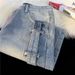 Men's Clothing Boyue Color Blocked Denim Shorts For Men Trendy Brand Fashion Patchwork Workwear Five Point Pants_mkmklike.com