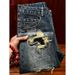 Men's Clothing Men's High-End Ripped And Patched Style Slim Fit Jeans Distressed Trendy Fashionable Long Pants_mkmklike.com