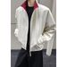 American-style Color-block Flight Jacket For Men, Spring Cleanfit Double-zipper Sports Jacket, Outdoor Three-proof_mkmklike.com