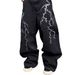 "Men's Vintage Washed Flared Jeans – Distressed Denim Pants With Retro Print, 70s-Inspired Bell Bottoms, Comfortable Cotton Blend_mkmklike.com