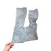 Women's High-Waisted Slim-Fitting Flared Jeans Sparkly Star Rhinestone Detail American Style Petite Spring Horse-Length Pants_mkmklike.com