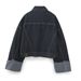 Distressed Denim Jacket & Rolled Hem Jeans Set – Vintage Western Two-Piece Outfit With Adjustable Waist Tie_mkmklike.com
