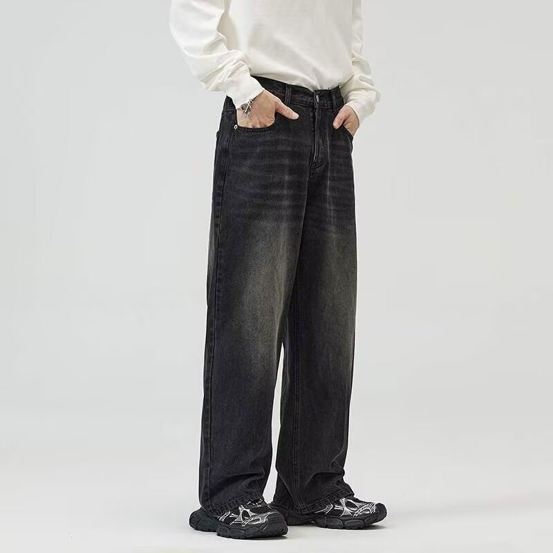 Four New Products Of American Street Men's Clothing, Straight Washed Jeans Are Loose_mkmklike.com