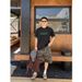 Men's mid Waist Camouflage Shorts American Retro Style Loose Fit Casual Cargo Pants Trendy Five Point Design Summer Wear_mkmklike.com