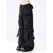 Heavyweight Cargo Jeans For Men, Straight Loose Wide-Leg American High Street Pants, Trendy Brand, Cool Multi-Pocket_mkmklike.com