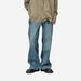 Men's Trendy Washed Jeans Loose Fit Straight Leg Zipper Youthful Style For Autumn Winter Harajuku New Arrival_mkmklike.com