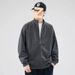 Spring And Autumn Sweatshirt Cardigan Jacket Stand Collar Trendy Brand Casual Sports Thin Style Men's Top Couple Winter_mkmklike.com