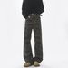 Men's Summer Jeans High Street Hip Hop Style Personalized Letter Design Handsome Trousers_mkmklike.com