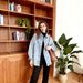Women's Washed Denim Jacket – Classic Indigo Blue, Urban Casual Style, Lightweight & Versatile For Everyday Wear_mkmklike.com