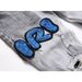 Men's Grey Skinny Jeans Ripped Patch Embroidered Stretch High Street Parkour Youth AM_mkmklike.com